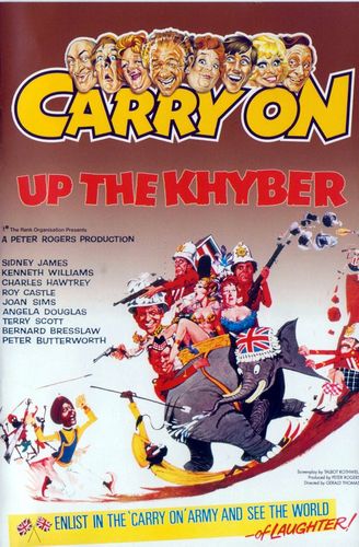 Vintage Carry On Up The Khyber Movie Poster A3/A4