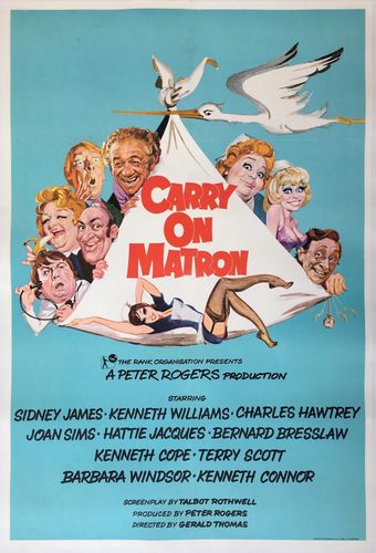 Vintage Carry On Matron Movie Poster A3/A4