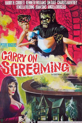 Vintage Carry On Screaming Movie Poster A3/A4