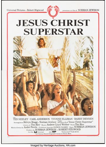 Vintage Jesus Christ Superstar Movie Poster A3/A4