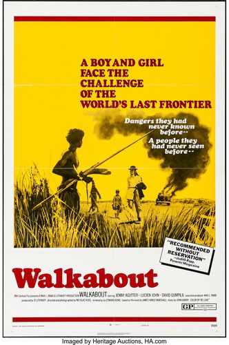 Vintage Walkabout Movie Poster A3/A4