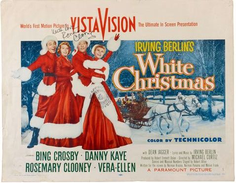 Vintage White Christmas Movie Poster A3/A4