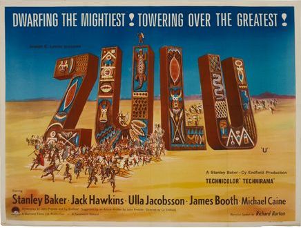 Vintage Zulu Movie Poster A3/A4