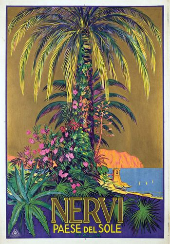 Vintage French Nervi Tourism Poster A3/A4