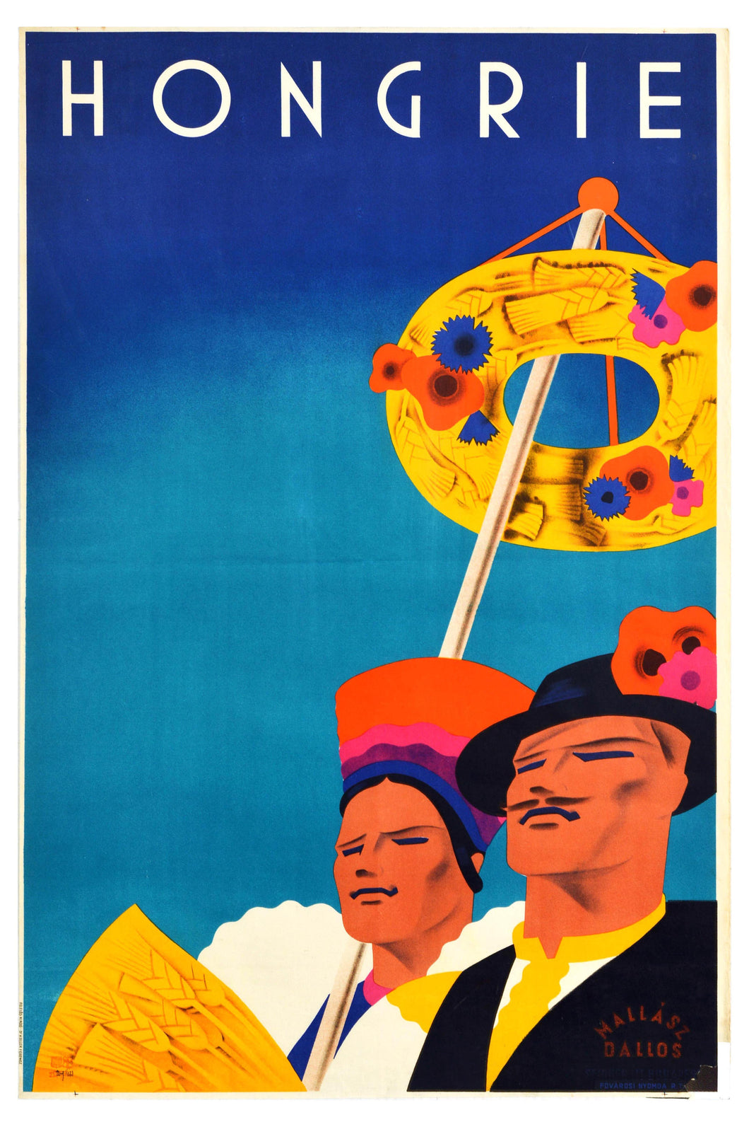 Vintage Hungary Tourism Poster A3/A4