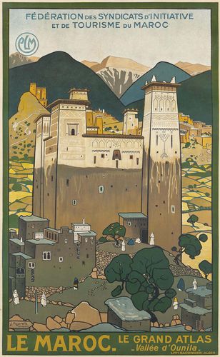 Vintage Morocco Tourism Poster A3/A4