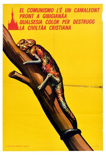 Vintage Spanish Anti Communist Poster A3/A4