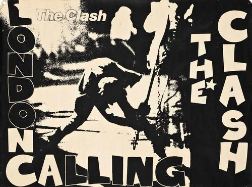 Vintage The Clash London Calling Poster A3/A4