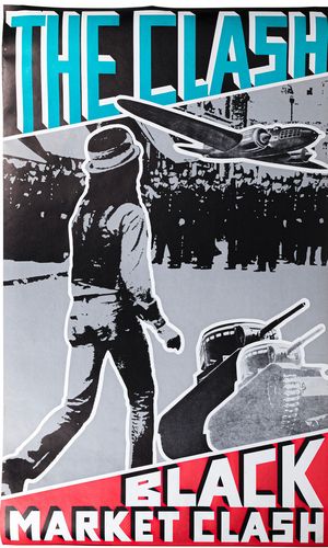 Vintage The Clash Black Market Poster A3/A4
