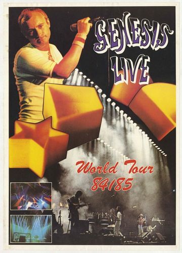 Vintage 1984/85 Genesis World Tour Poster A3/A4