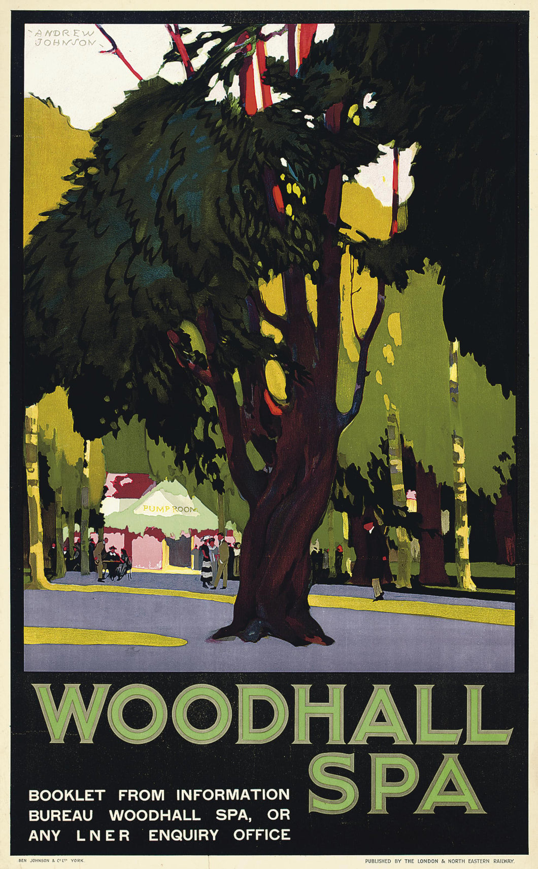 Vintage LNER Woodhall Spa Railway Poster A3/A4