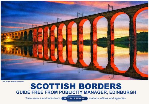 Vintage Style Railway Poster Royal Border Bridge Berwick A4/A3/A2 Print