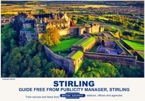 Vintage Style Railway Poster Stirling A4/A3/A2 Print