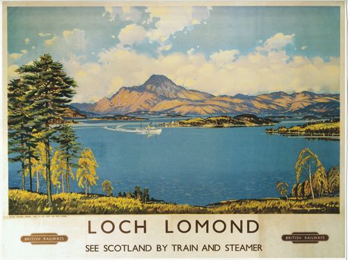 Vintage British Railways Loch Lomond Railway Poster A4/A3/A2/A1 Print