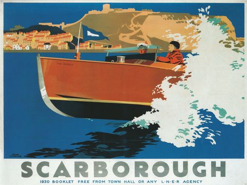 Vintage LNER Scarborough Railway Poster A4/A3/A2/A1 Print