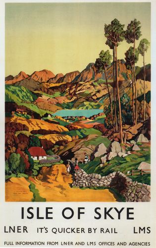 Vintage LNER Isle of Skye Railway Poster A4/A3/A2/A1 Print