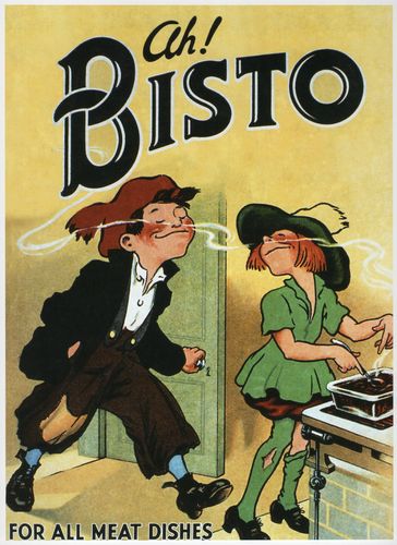 Vintage Bisto Advertisement Poster A4/A3/A2/A1 Print