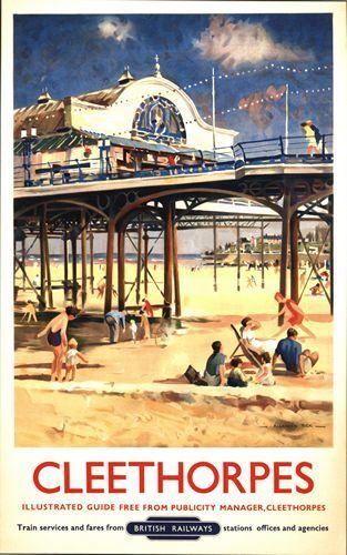 Vintage British Rail Cleethorpes Railway Poster A3/A2 Print