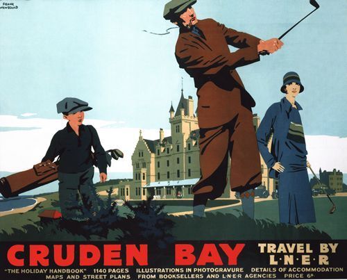 Vintage LNER Cruden Bay Golf Railway Poster A3/A2 Print