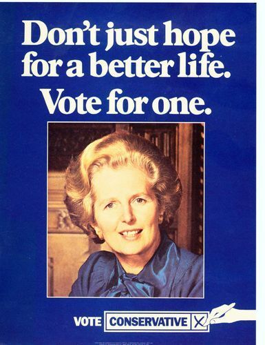 1979 Conservative Party Vote For Margaret Thatcher Election Poster   A3  Reprint