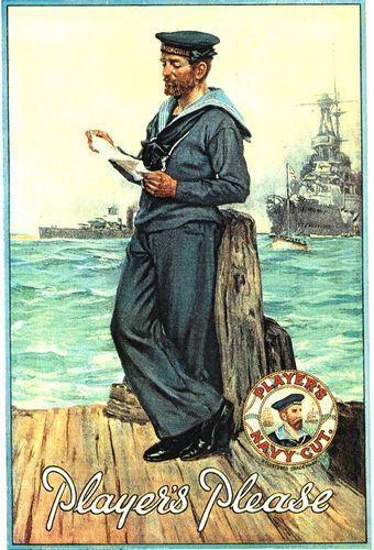 Vintage Players Navy Cut Advertisement Poster A3/A2 Print