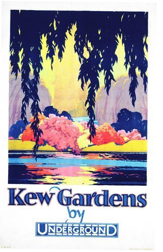 1928 Kew Gardens Promotional  Poster A3 Print