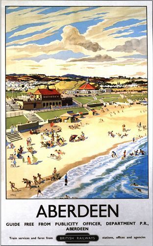 British Railways Aberdeen Railway Poster A3/A2 Print