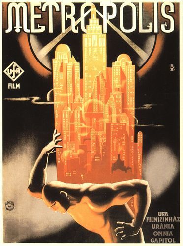 Vintage Metropolis Movie Poster A3/A2 Print