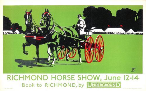 1924 Richmond Horse Show Poster  A3 Print