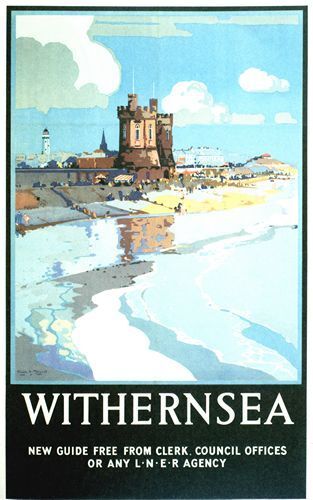 Vintage LNER Withernsea Railway Poster A3/A2 Print