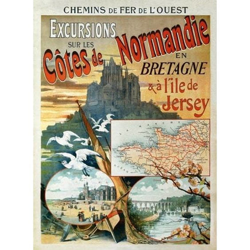 Antique Victorian Visit The Normandy Coast & The Channel 