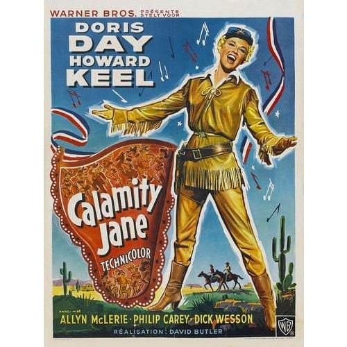 Calamity Jane Movie Poster A3/A2/A1 Print - Posters Prints &