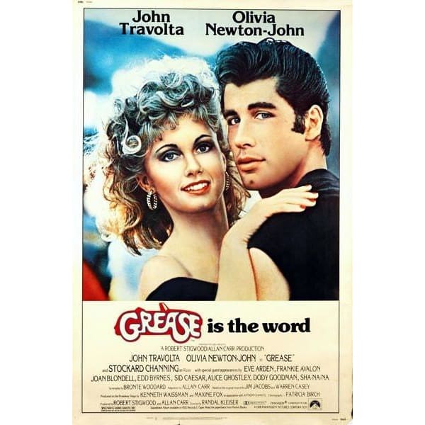 Grease Movie Poster A3/A2/A1 Print - Posters Prints & Visual