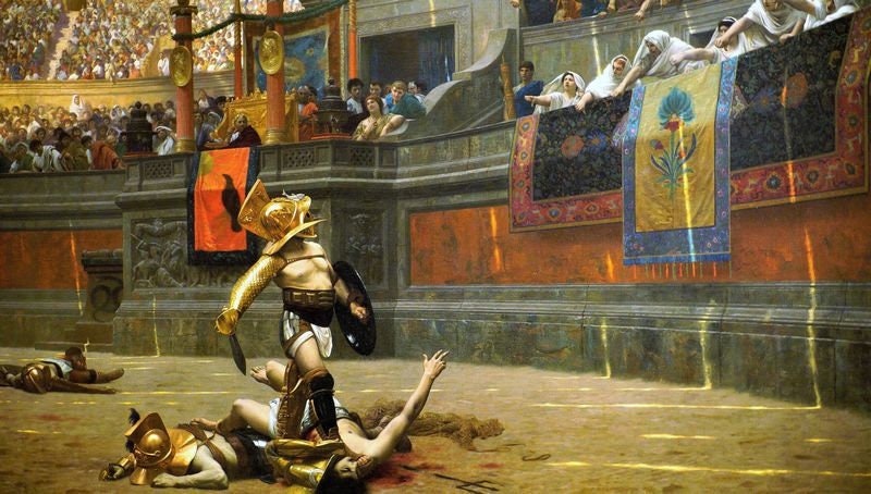 Pollice Verso by Jean Leon Gerome A3/A2/A1 Art Print/Canvas