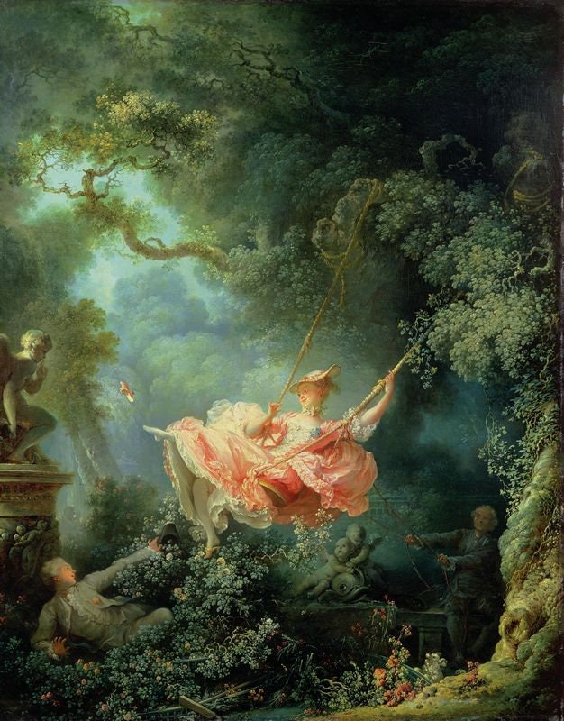 The Swing by Fragonard A3/A2/A1 Art Print/Canvas