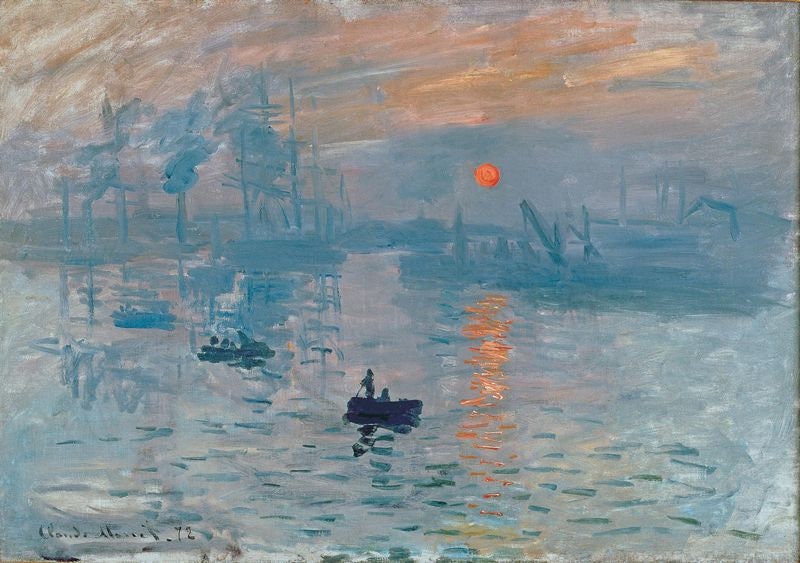 Impressions Sunrise by Claude Monet A3/A2/A1 Art Print/Canvas