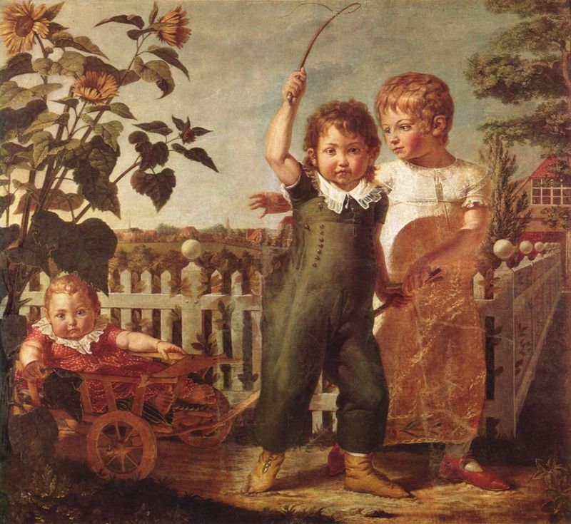 The Hulsenbeck Children by Phillip Runge A3/A2/A1 Art Print/Canvas