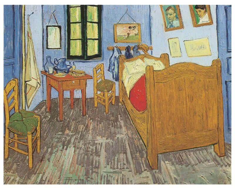 The Bedroom by Vincent Van Gogh A3/A2/A1 Art Print/Canvas