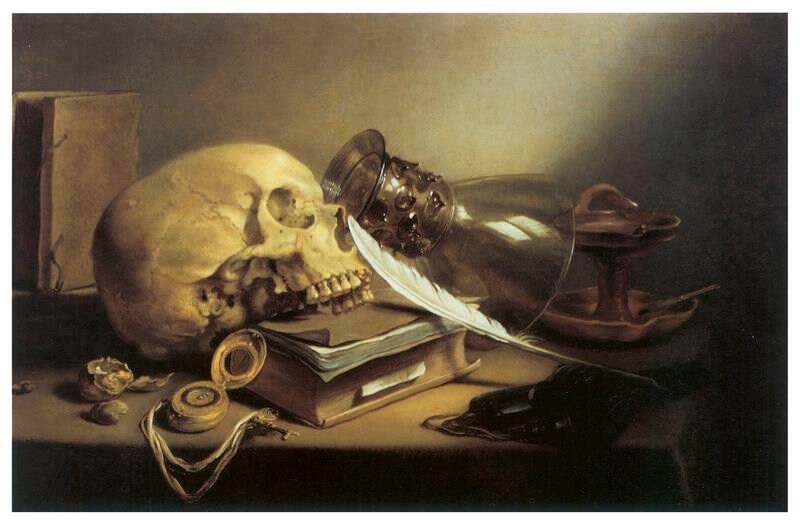 A Vanitas Still Life by Pieter Claesz A3/A2/A1 Art Print/Canvas