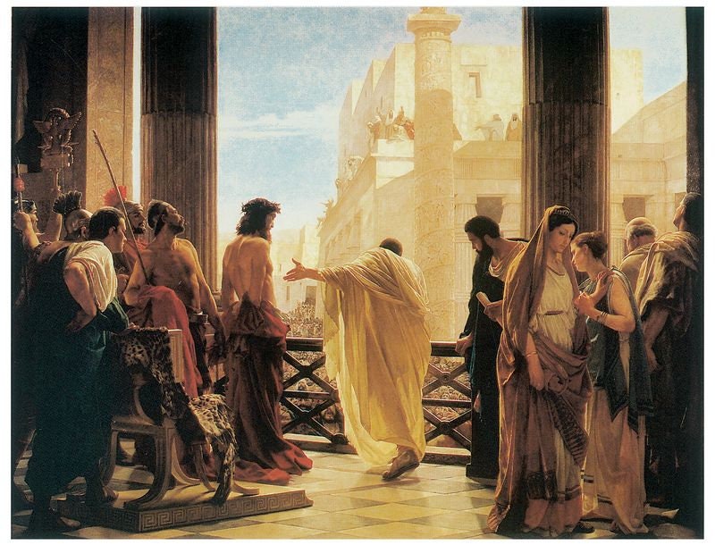 Ecce Homo by Antonio Ciseri A3/A2/A1 Art Print/Canvas