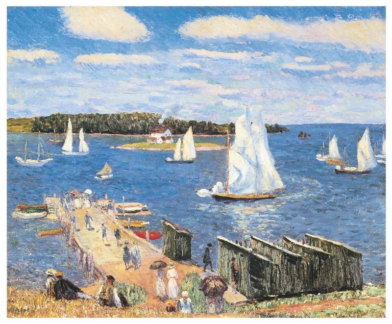 Mahone Bay by William Glackens A3/A2/A1 Art Print/Canvas