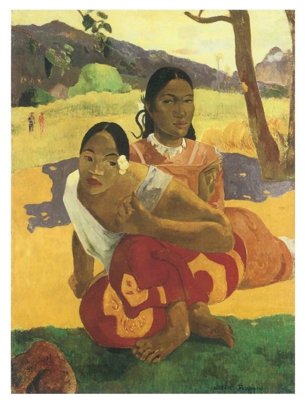 When Will You Marry by Paul Gauguin A3/A2/A1 Art Print/Canvas