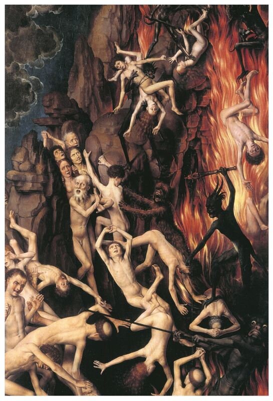 Section of The Last Judgement by Hans Memling A3/A2/A1 Art Print/Canvas