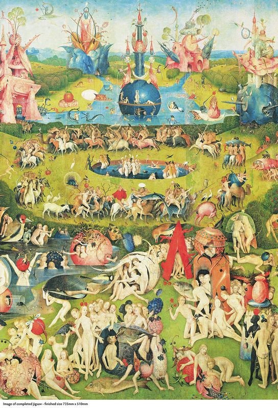 The Garden of Heavenly Delights by Bosch A3/A2/A1 Art Print/Canvas