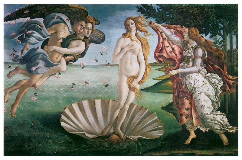 The Birth of Venus by Sandro Botticelli A3/A2/A1 Art Print/Canvas
