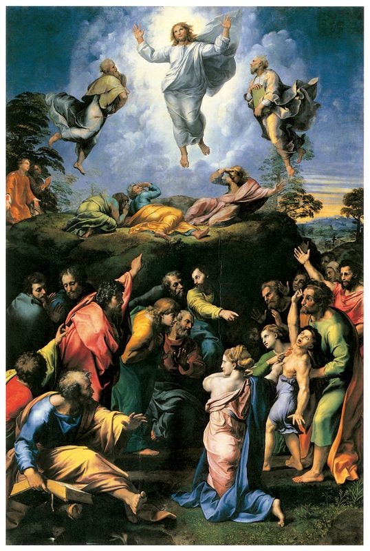 The Transfiguration by Raphael A3/A2/A1 Art Print/Canvas