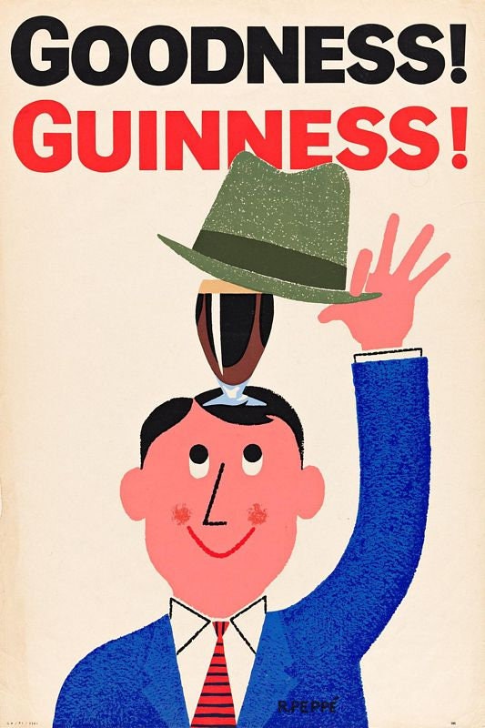 Vintage Goodness Guinness Advertisement  Poster Print A3/A4