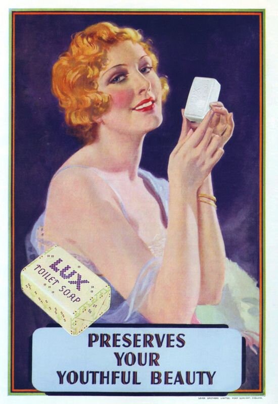 Vintage Lux Soap Advertisement Poster Print A3/A4