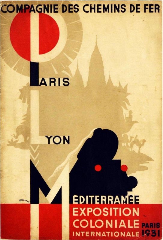 Vintage Paris To Lyon Express French Railways Poster Print A3/A4