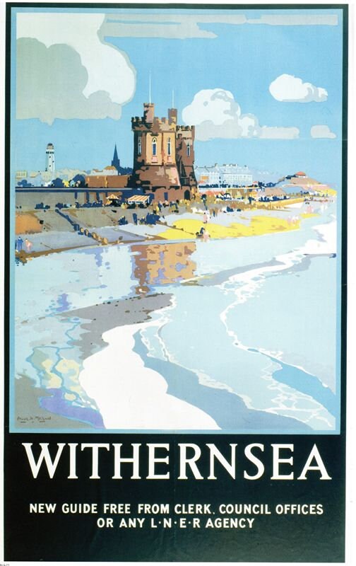 Vintage LNER Withernsea Railway Poster A4/A3/A2/A1 Print